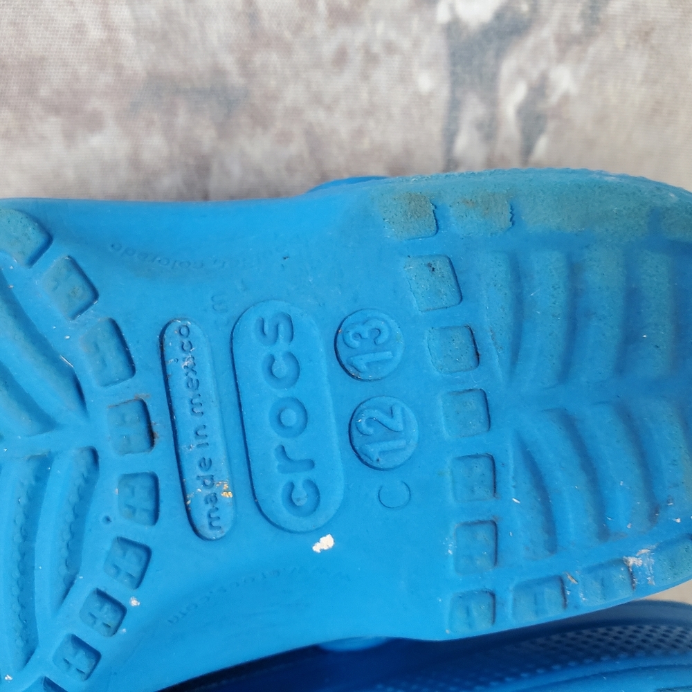 Crocs Classic Clog Blue 12/13 TMNT Nemo Jibbitz - Picture 2 of 14